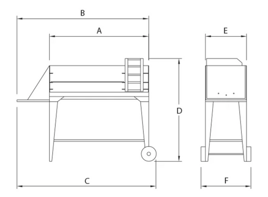 Mobile Trolley Braai